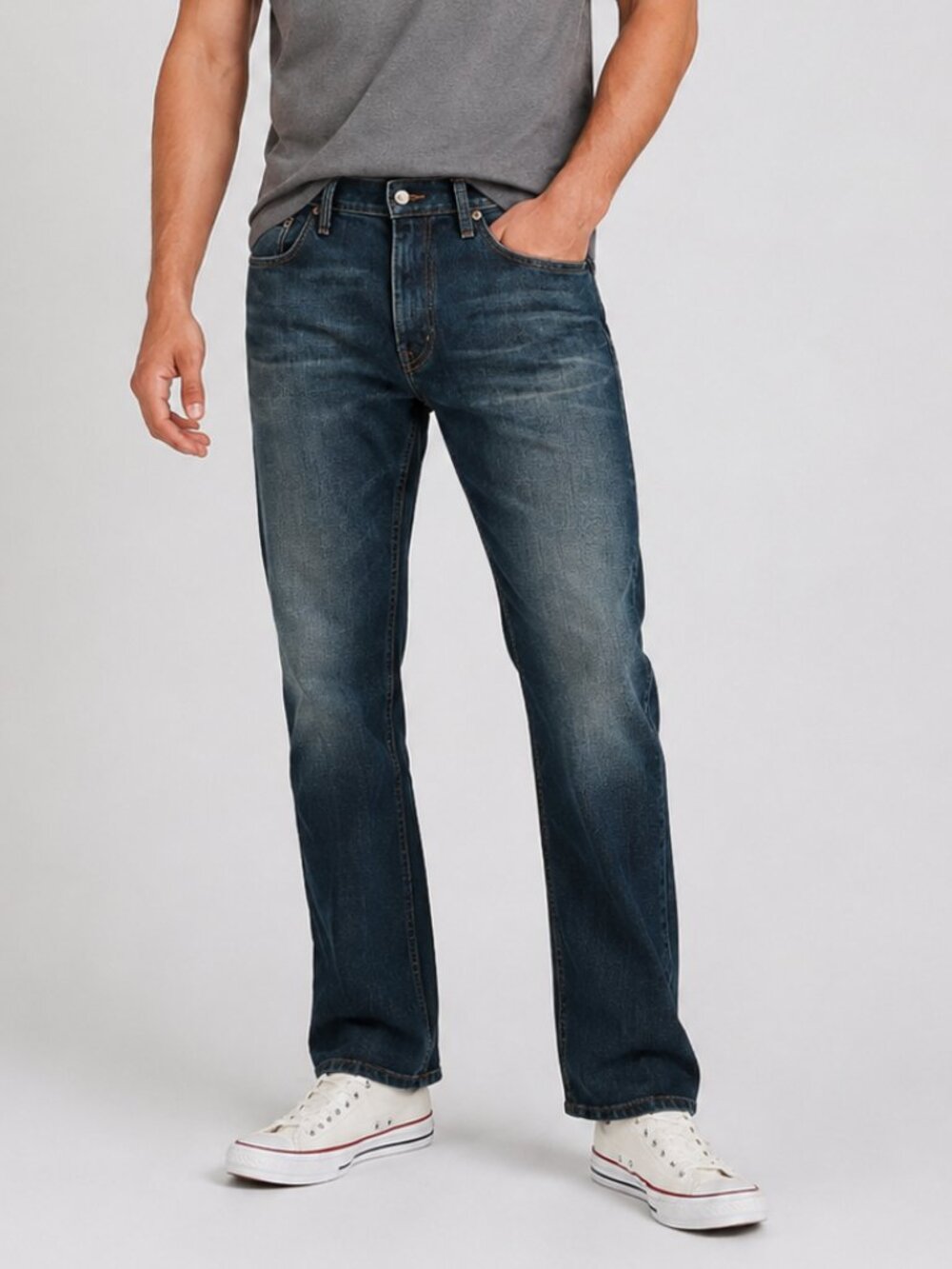 Levi's 505 Regular Fit Jeans Men's Size 36 X 32 Medium Wash Straight Leg